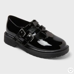 Cat & Jack kids Black Dress Shoes Size 1